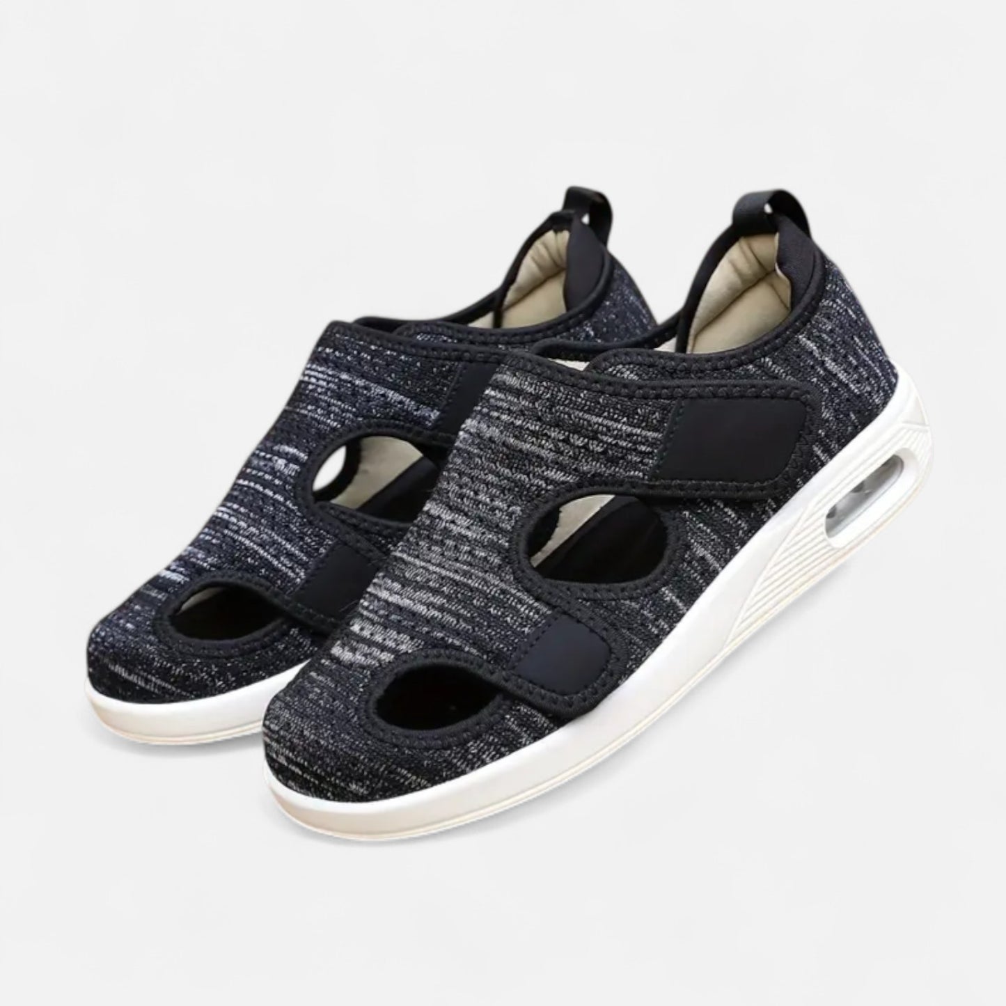 AlignWalk | Men’s Mesh Walking Shoes – Lightweight Slip-On for Swollen & Diabetic Feet