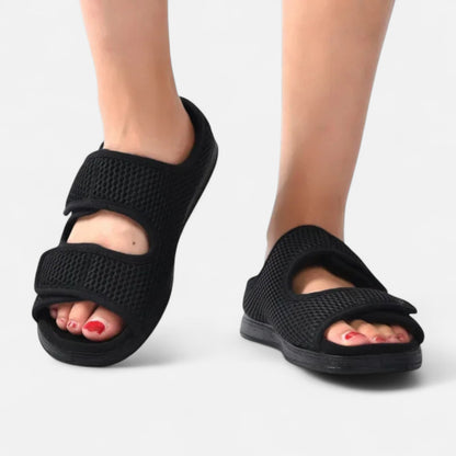 AlignWalk | Women’s Extra Wide Diabetic Shoes – Adjustable Fit, Cushioned Therapeutic Relief