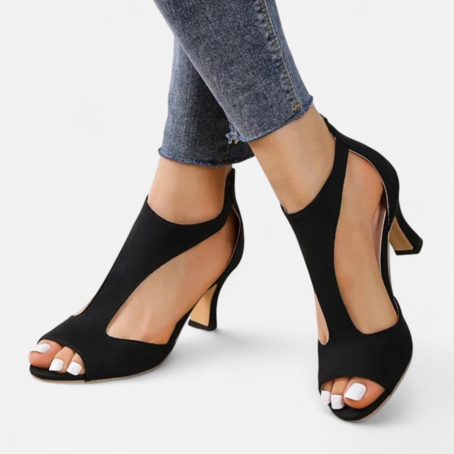 AlignWalk | Women’s Orthopaedic Comfort Heels – Cushioned Insole, All-Day Support