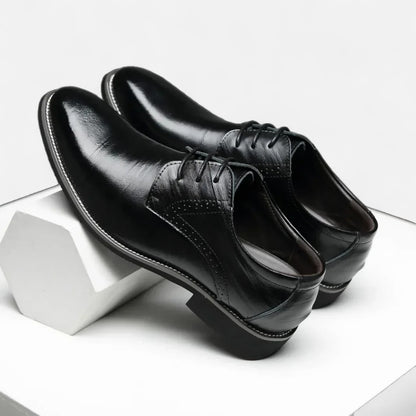 AlignWalk | Men’s Orthopaedic Wingtip Dress Shoes – Classic Lace-Up, Business Comfort