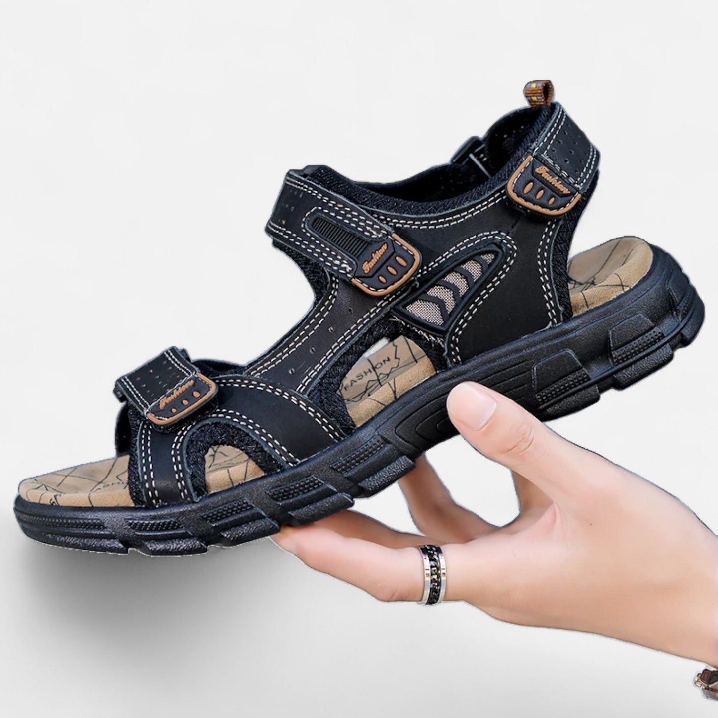 AlignWalk | Men’s Orthopaedic Fashion Sandals – Sport-Inspired Comfort, Breathable Support
