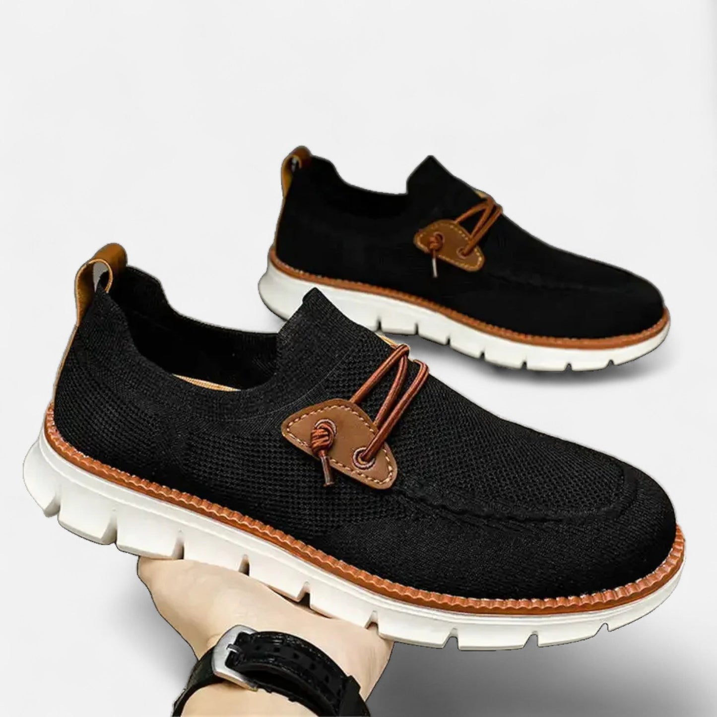 AlignWalk | Men’s Wide Toe Comfort Shoes – Cushioned Support, All-Day Space