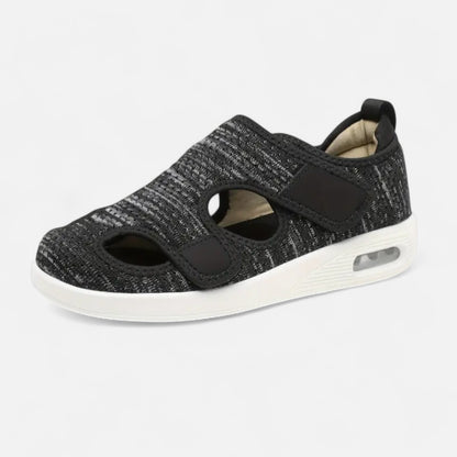 AlignWalk | Men’s Mesh Walking Shoes – Lightweight Slip-On for Swollen & Diabetic Feet