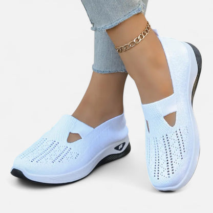AlignWalk | Women’s Knit Slip-On Trainers – Breathable Comfort, Everyday Support