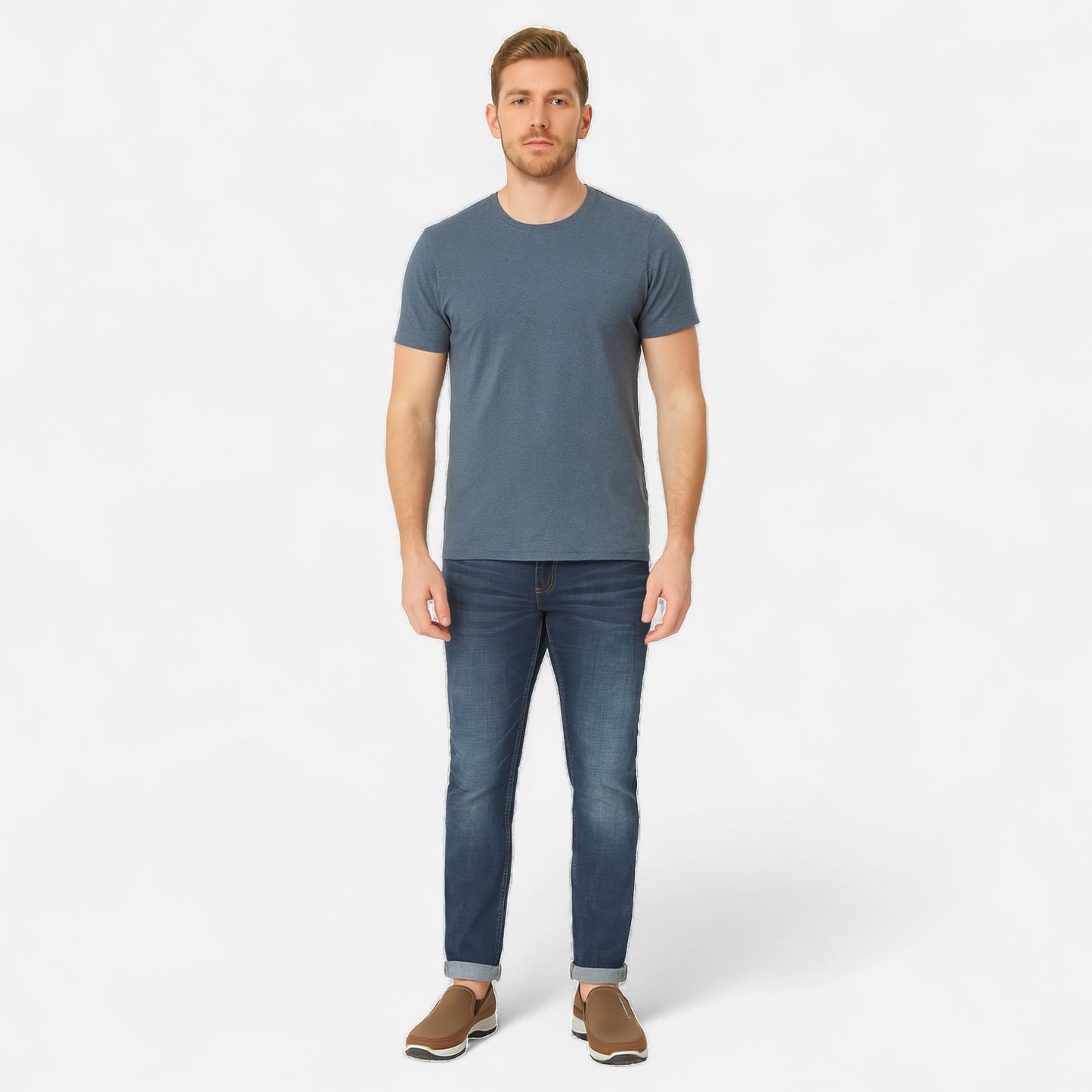 AlignWalk | Men’s Classic Non-Slip Loafers – Slip-On Elegance, Everyday Grip