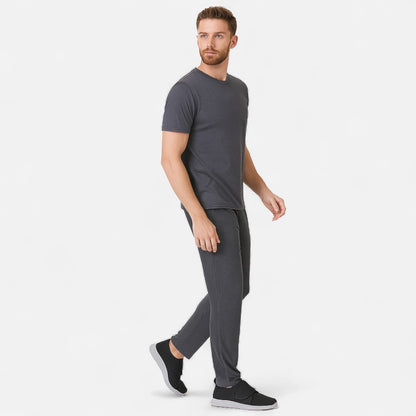 AlignWalk | Men’s Comfort Slip-On Walking Shoes – Adjustable Fit, EVA Sole Support