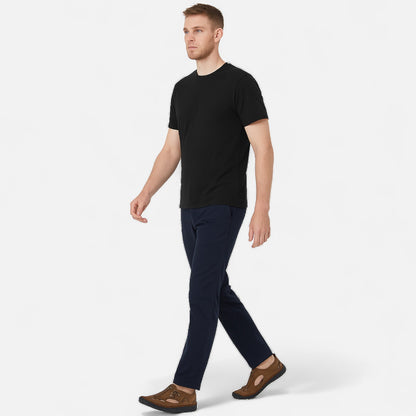 AlignWalk | Men’s Orthopaedic Casual Sandals – Zip Closure, City-to-Beach Comfort