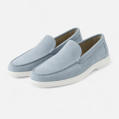 AlignWalk | Men’s Low Suede Loafers – Classic Slip-On, Refined Low Profile