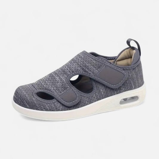 AlignWalk | Men’s Mesh Walking Shoes – Lightweight Slip-On for Swollen & Diabetic Feet