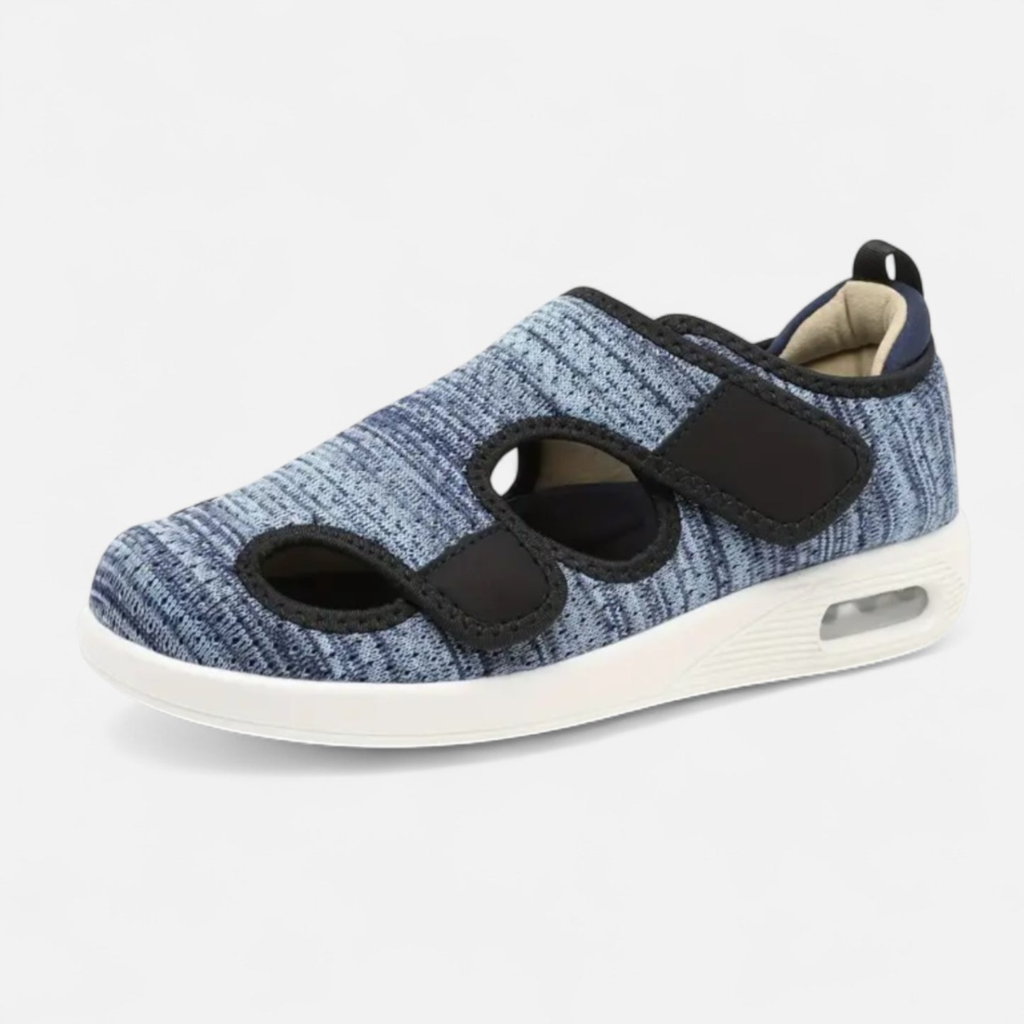 AlignWalk | Men’s Mesh Walking Shoes – Lightweight Slip-On for Swollen & Diabetic Feet