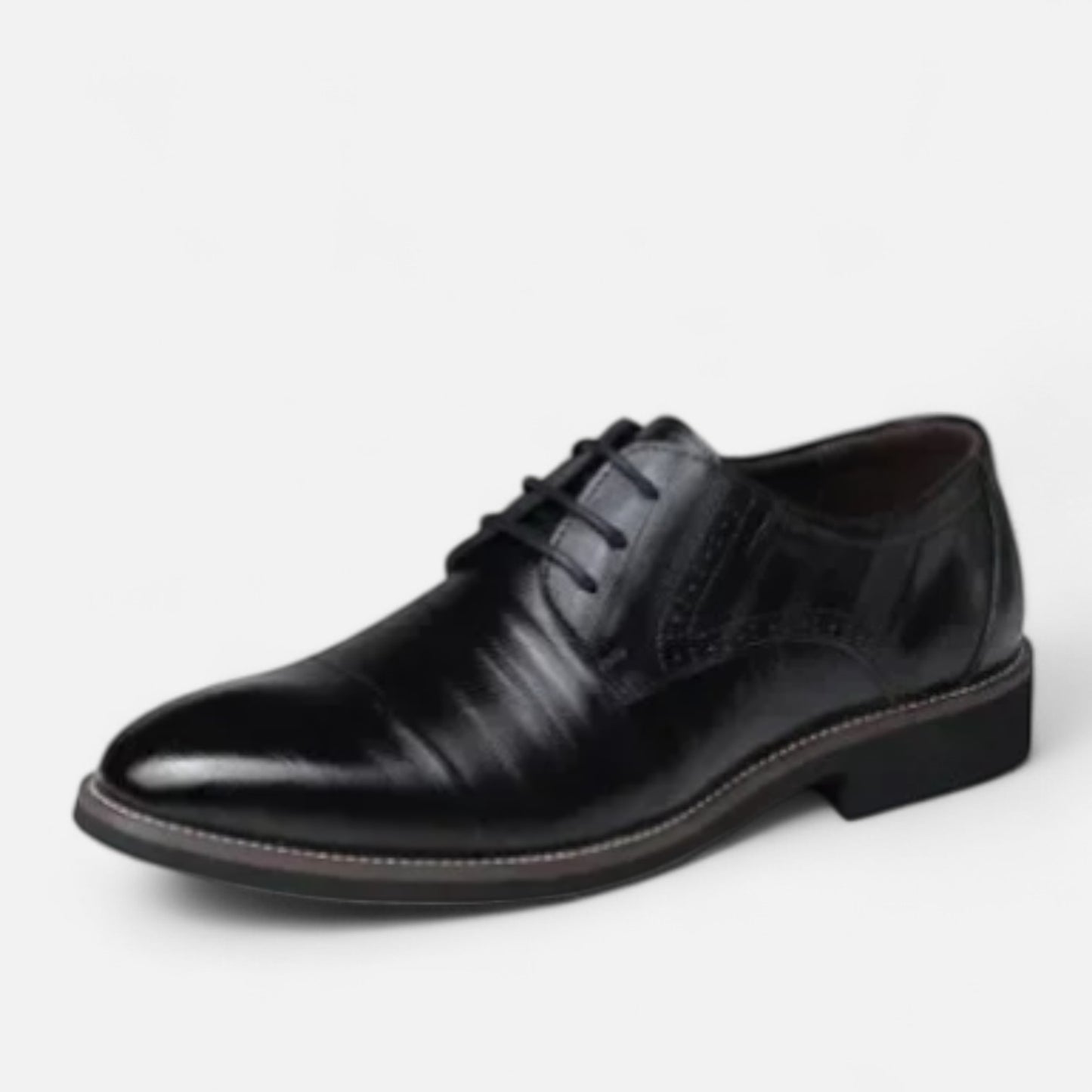AlignWalk | Men’s Orthopaedic Wingtip Dress Shoes – Classic Lace-Up, Business Comfort